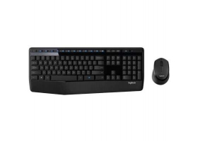 LOGITECH MK345, беспроводная +мышь (черный)